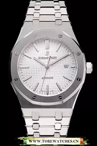 Audemars Piguet Royal Oak White Dial Stainless Steel Case And Bracelet En121560
