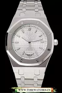 Audemars Piguet Royal Oak Fondation White Dial Stainless Steel Case And Bracelet En122208