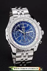 Breitling Bentley 6.75 Speed Blue Dial Stainless Steel Case And Bracelet En60111