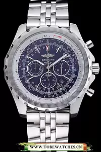 Breitling Bentley Motors T Blue Dial Stainless Steel Case And Bracelet En60119