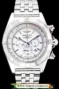 Breitling Chronomat White Dial Stainless Steel Case And Bracelet En60120