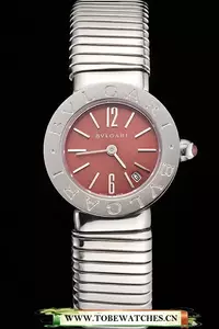 Bvlgari Bvlgari Marsala Dial Stainless Steel Case And Tubogas Bracelet En122904