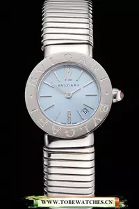 Bvlgari Bvlgari Light Blue Dial Stainless Steel Case And Tubogas Bracelet En122906
