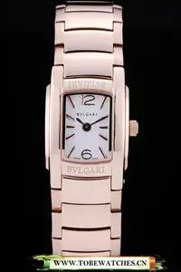 Bvlgari Assioma D 20mm White Dial Rose Gold Case And Bracelet En72912