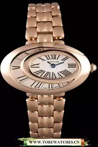 Cartier Baignoire Hypnose White Dial Gold Case And Bracelet En59383