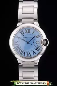 Cartier Ballon Bleu 38mm Blue Dial Stainless Steel Case And Bracelet En59122
