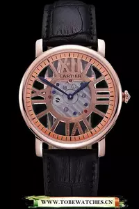 Cartier Rotonde Skeleton Flying Tourbillon Black En59880