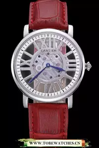 Cartier Rotonde Skeleton Flying Tourbillon Red En59881