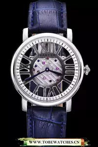 Cartier Rotonde Skeleton Flying Tourbillon Blue En59882