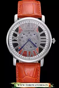 Cartier Rotonde Skeleton Flying Tourbillon Orange En59883