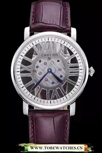 Cartier Rotonde Skeleton Flying Tourbillon Purple En59885
