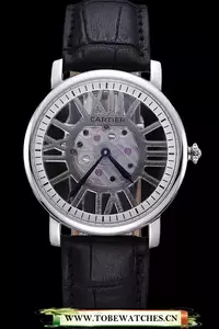Cartier Rotonde Skeleton Flying Tourbillon Black En59886