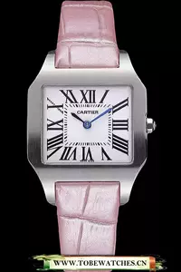 Cartier Santos 100 Polished Stainless Steel Bezel En59837