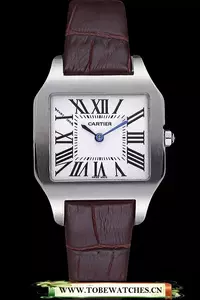 Cartier Santos 100 Polished Stainless Steel Bezel En59838