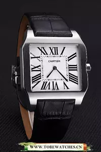 Cartier Santos 100 Polished Stainless Steel Bezel En59846