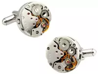 Stainless Steel Mechanical Movement Cufflinks En60359