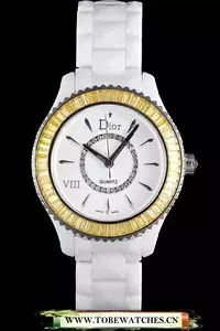 Dior Viii Baguette Cut Yellow Diamonds En59443