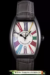 Franck Muller Casablanca Black Croco Leather Band En59725