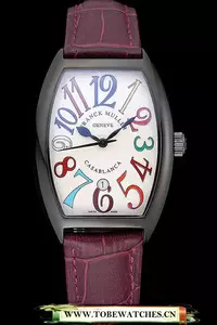 Franck Muller Casablanca Purple Croco Leather Band En59729