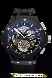 Hublot King Power Tourbillon Black Strap Black Dial En22722