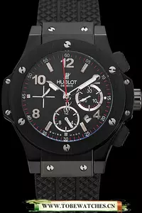 Hublot Big Bang Black Dial Black Case Black Rubber Bracelet En124519