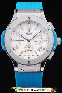 Hublot Big Bang Blue Strap White Dial Watch En22392