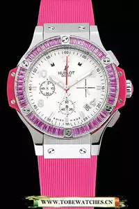 Hublot Big Bang Tutti Frutti Pink Strap White Dial En22452