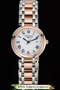 Longines Primaluna Stainless Steel And Gold Case Roman Numerals En60475