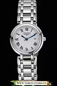 Longines Primaluna Stainless Steel Case Roman Numerals En60476