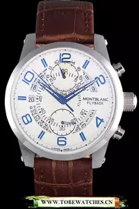 Montblanc Flyback Brown Leather Band En59717
