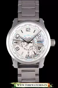 Montblanc Timewalker Hemispheres Stainless Steel Bracelet En59721