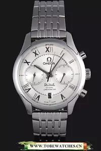 Omega Deville Stainless Steel Links White Dial En59651