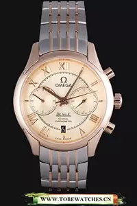 Omega Deville Two Tone Links Gold Dial En59655