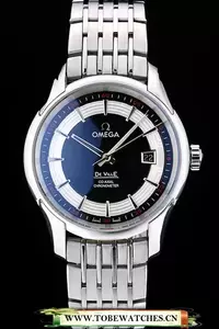 Omega Deville Stainless Steel Bezel Black Dial En58965