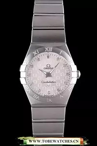 Omega Constellation Beige Dial With Omega Logo Stainless Steel Band En59533