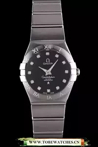 Omega Constellation Dark Grey Dial Stainless Steel Band En59537