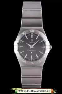 Omega Constellation Dark Grey Dial Stainless Steel Band En59538