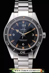 Omega Seamaster Black Dial Stainless Steel Case And Bracelet En120986