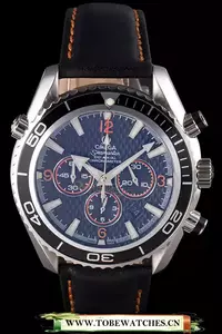 Omega Seamaster Planet Ocean Co Axial Black Case Black Dial En58108