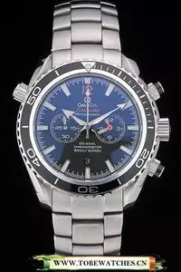 Omega Seamaster Planet Ocean Black Tachymeter Black Dial Stainless Steel Strap En59204