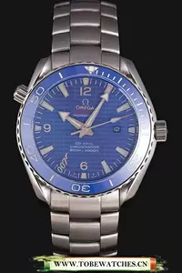 Omega James Bond Skyfall Watch With Blue Dial And Blue Bezel En59467