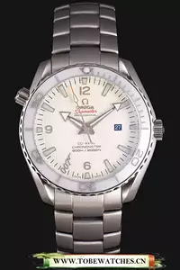 Omega James Bond Skyfall Watch With White Dial And White Bezel En59468