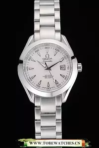 Omega Seamaster Aqua Terra White Dial Stainless Steel Bracelet Ladies En60339