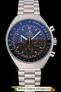 Omega Speedmaster Mark Ii Brown And Red Dial Stainless Steel Case And Bracelet En120798