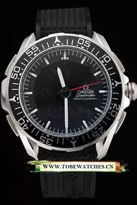 Omega Speedmaster Skywalker X 33 Black Dial White On Black Bezel Stainless Steel Case Black Rubber Strap En122083