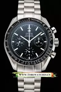 Omega Speedmaster Professional Black Dial Stainless Steel Case And Bracelet En122977