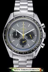 Omega Speedmaster White Grey Stainless Steel Strap En59952