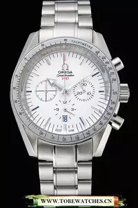 Omega Speedmaster Limited Edition 1957 White Dial Stainless Steel Bracelet En60411