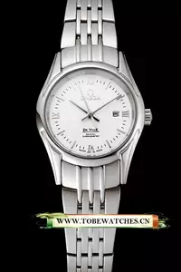 Omega De Ville Ladies White Dial Silver Numerals Stainless Steel Case And Bracelet En123899