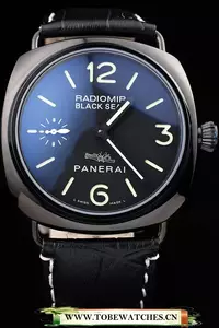 Panerai Radiomir Black Ceramic Case Black Dial Black Leather Strap En58592